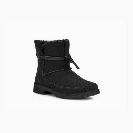 UGG Esther Black Ankle Boots for Women (UBYX29671)